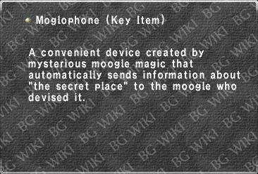 Moglophone (Key Item)