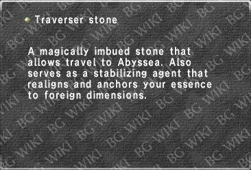 Traverser stone