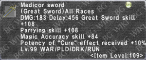 Medicor Sword description.png