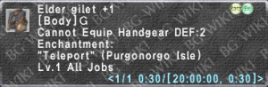 Elder Gilet +1 description.png