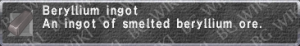 Beryllium Ingot description.png