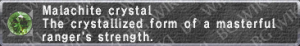 Malachite Crystal description.png