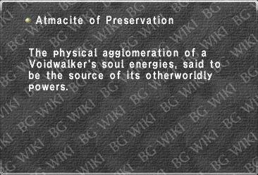 Atmacite of Preservation