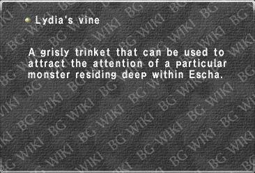 Lydia's vine