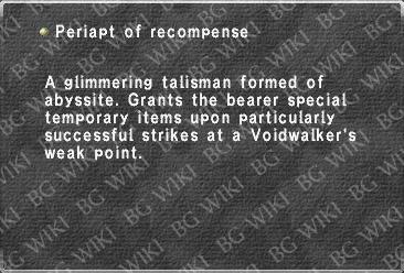 Periapt of recompense