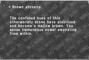 Brown abyssite