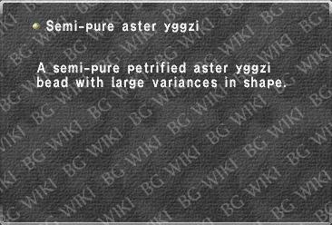 Semi-pure aster yggzi