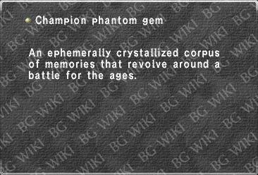 Champion phantom gem